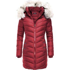 Women's Thickened Hoodie Parka Coat Down Jacket Winter Warm Overcoat